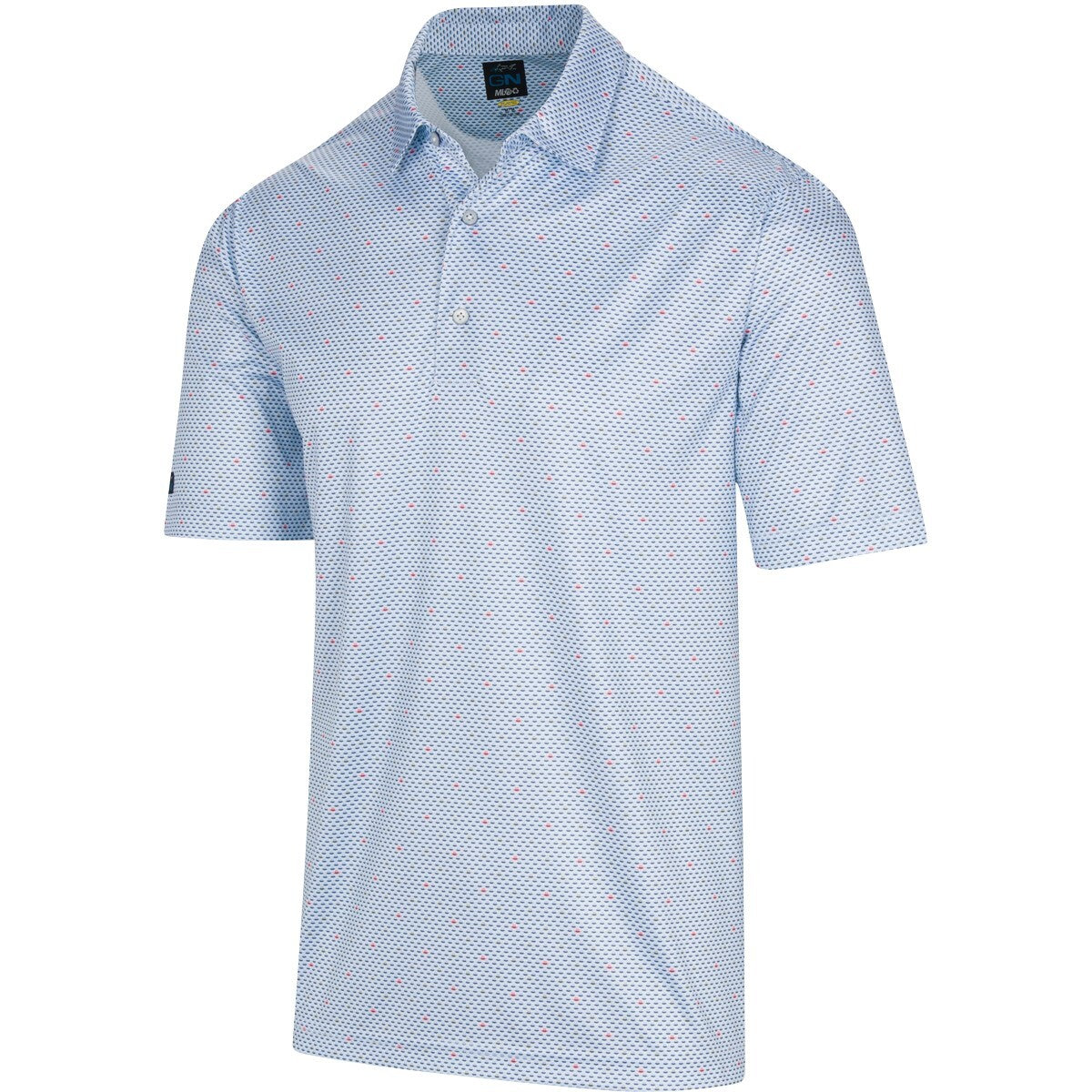 Greg Norman Desert Hat ML75 Golf Polo Shirt - White