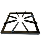 Heavy Duty Sturdy Metal Gas Burner Stand BBQ Barbecue in Black 38x38x10cm