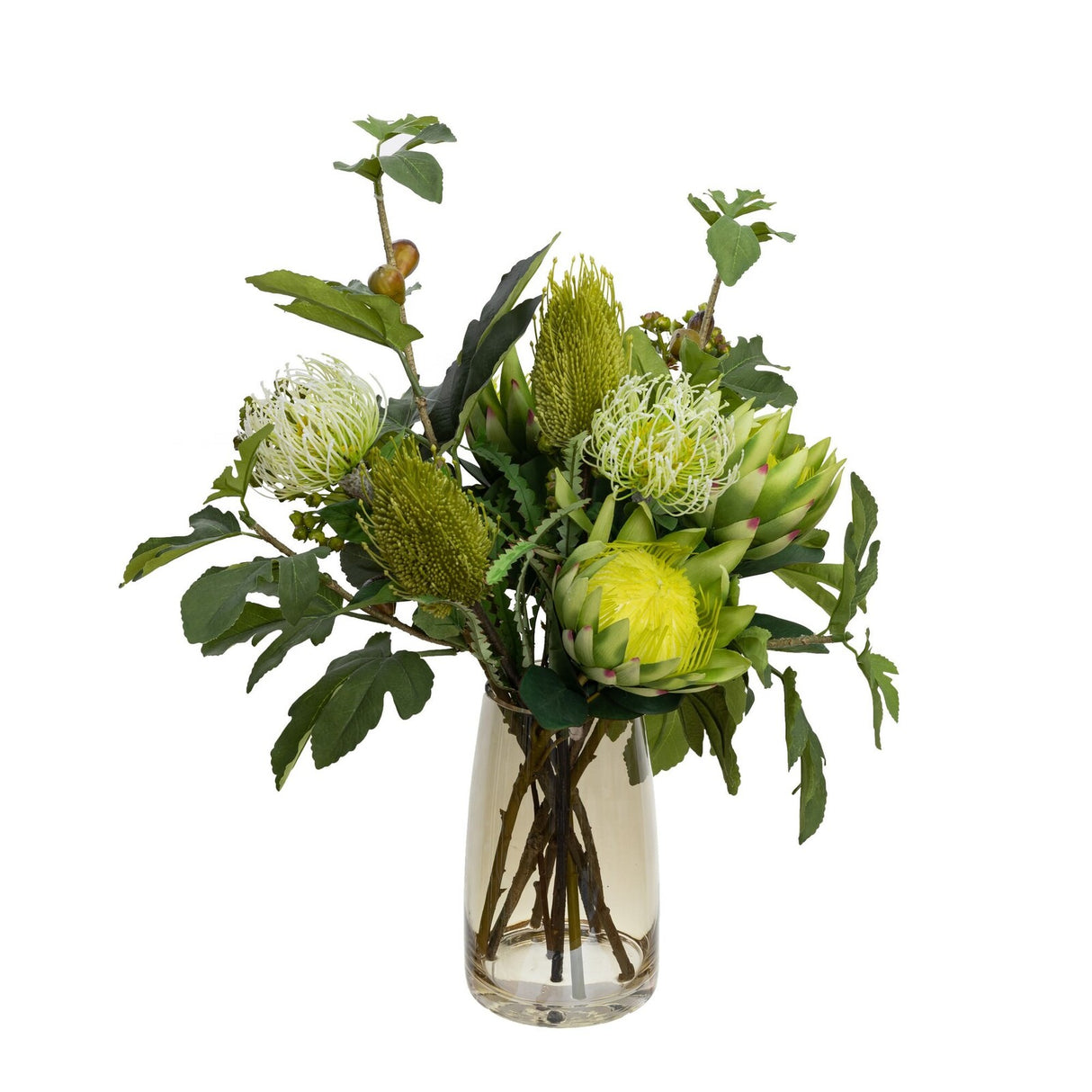 Macintyre Artificial Flowers Protea & Leucospermum Arrangement in Vase 70cm