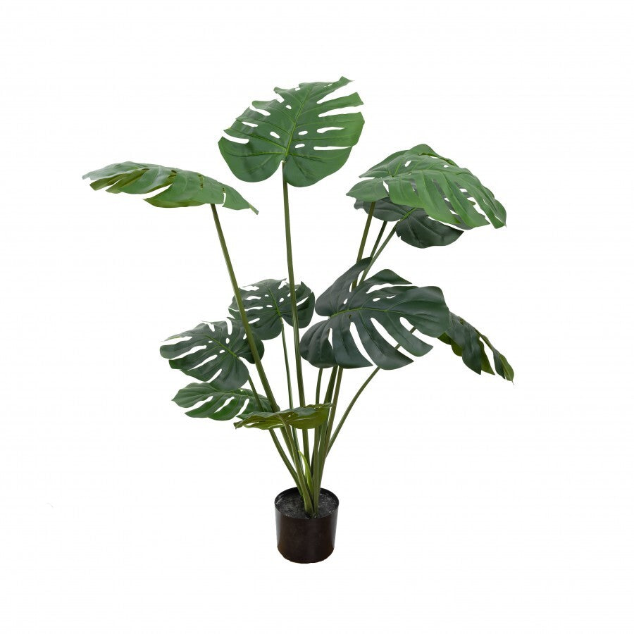 155cm Potted Faux Monstera Vine Plant Artificial Flowers Interior Decoration