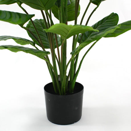 110cm Potted Faux Calathea Plant Artificial Flower Greenery Decor