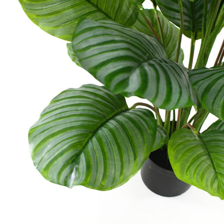 110cm Potted Faux Calathea Plant Artificial Flower Greenery Decor