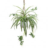 68cm Spider Plant in Hanging Planter Pot Artificial Flower Botanical