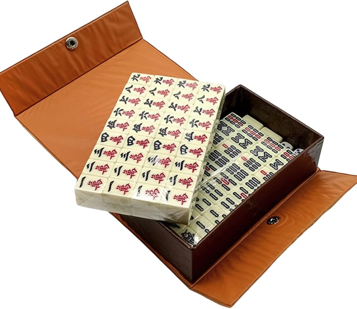 Traditional Mah Jong Game Set 144 Chinese Tiles Mahjong