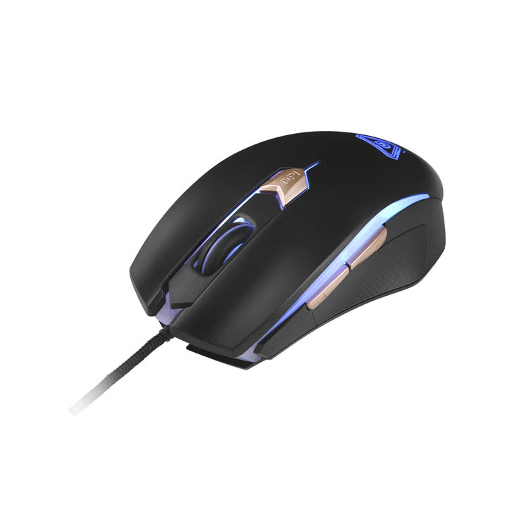 USB Wired Gaming Mouse Optical Ergonomic RGB Mouse w/ Adjustable DPI