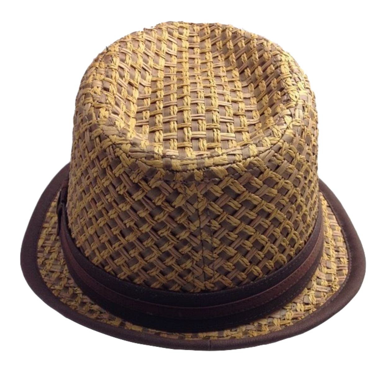 GOORIN BROTHERS Eric B Trilby Fedora Hat Bros Woven Paper Straw 100-4432