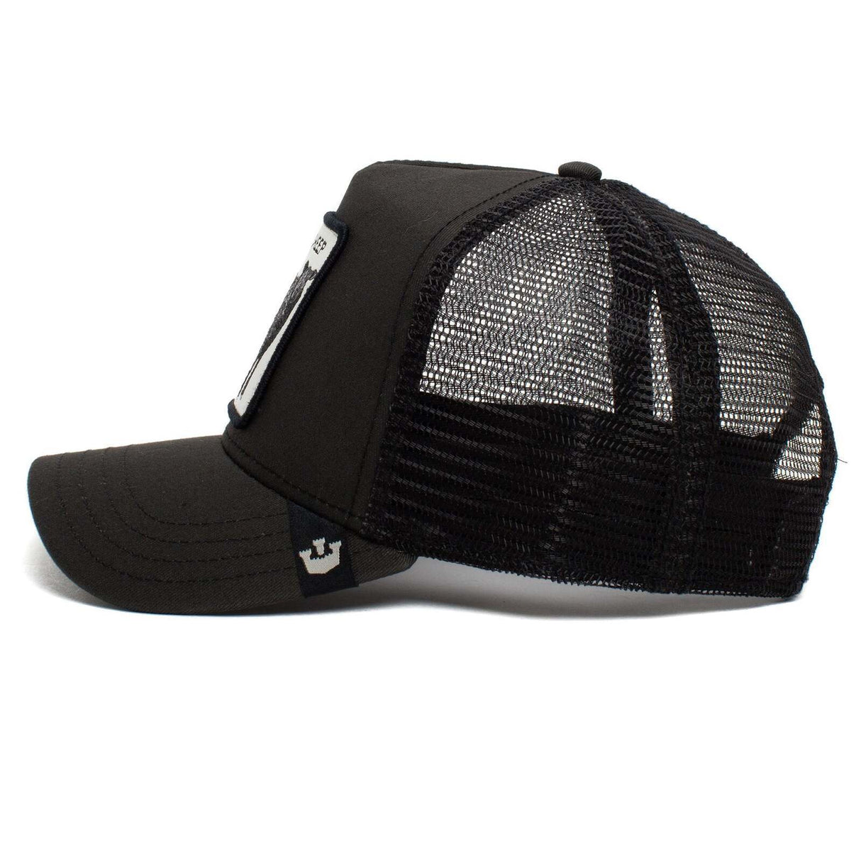 Goorin Brothers Baseball Trucker Cap Hat Snapback Adjustable Animal Series - Black Sheep