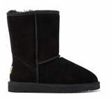 GROSBY Jackaroo Mens UGG Boots Genuine Sheepskin Suede Leather Short Classic - Black