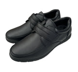 GROSBY Motion Mens Adjustable Strap Shoes - Black - UK 7