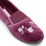 GROSBY SASHA (GA) Ladies Slippers Comfy Shoes Slip On Moccasins Warm Flats