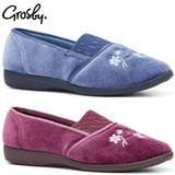 GROSBY SASHA (GA) Ladies Slippers Comfy Shoes Slip On Moccasins Warm Flats