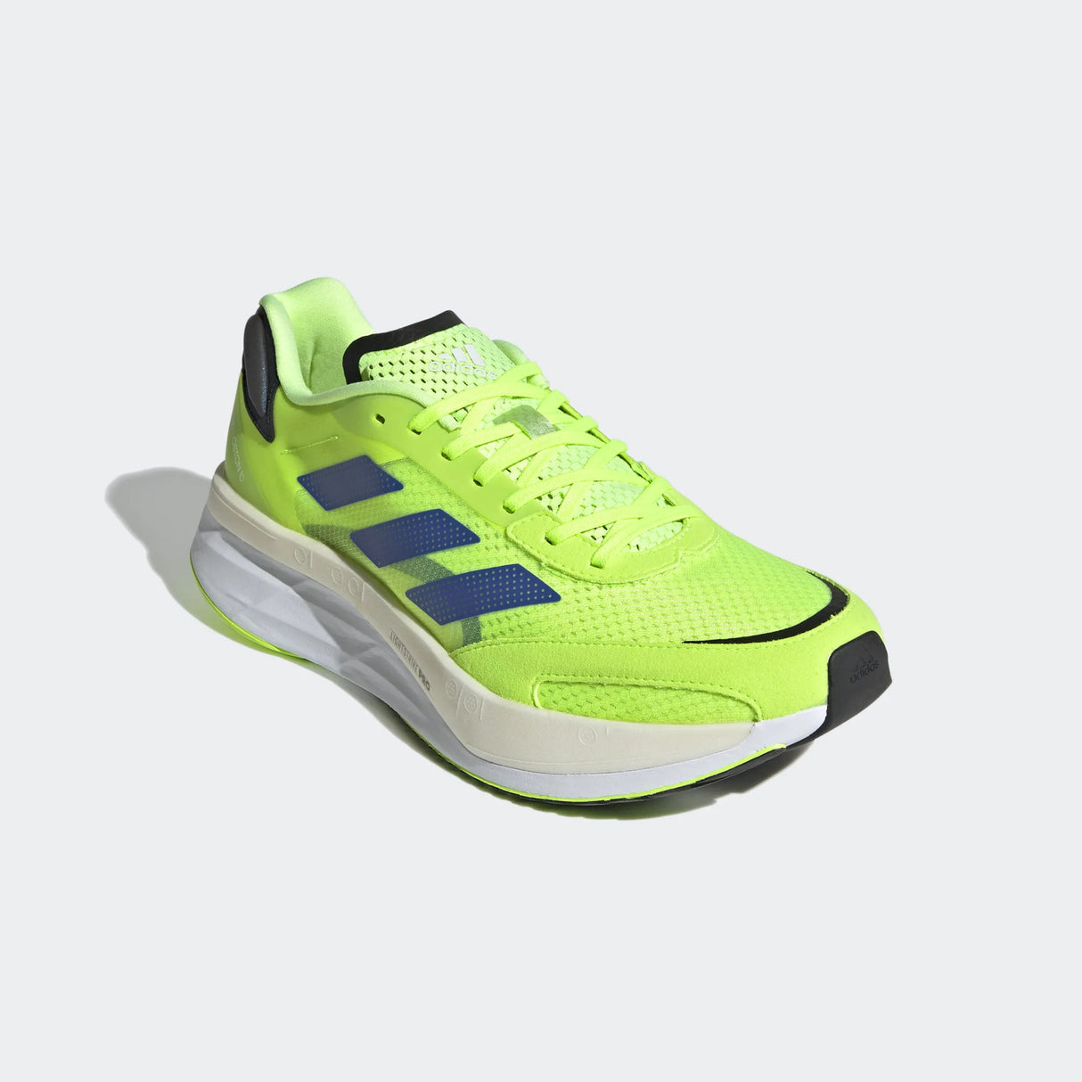 Adidas Mens Adizero Boston 10 Shoes Runners Sneakers Running - Signal Green