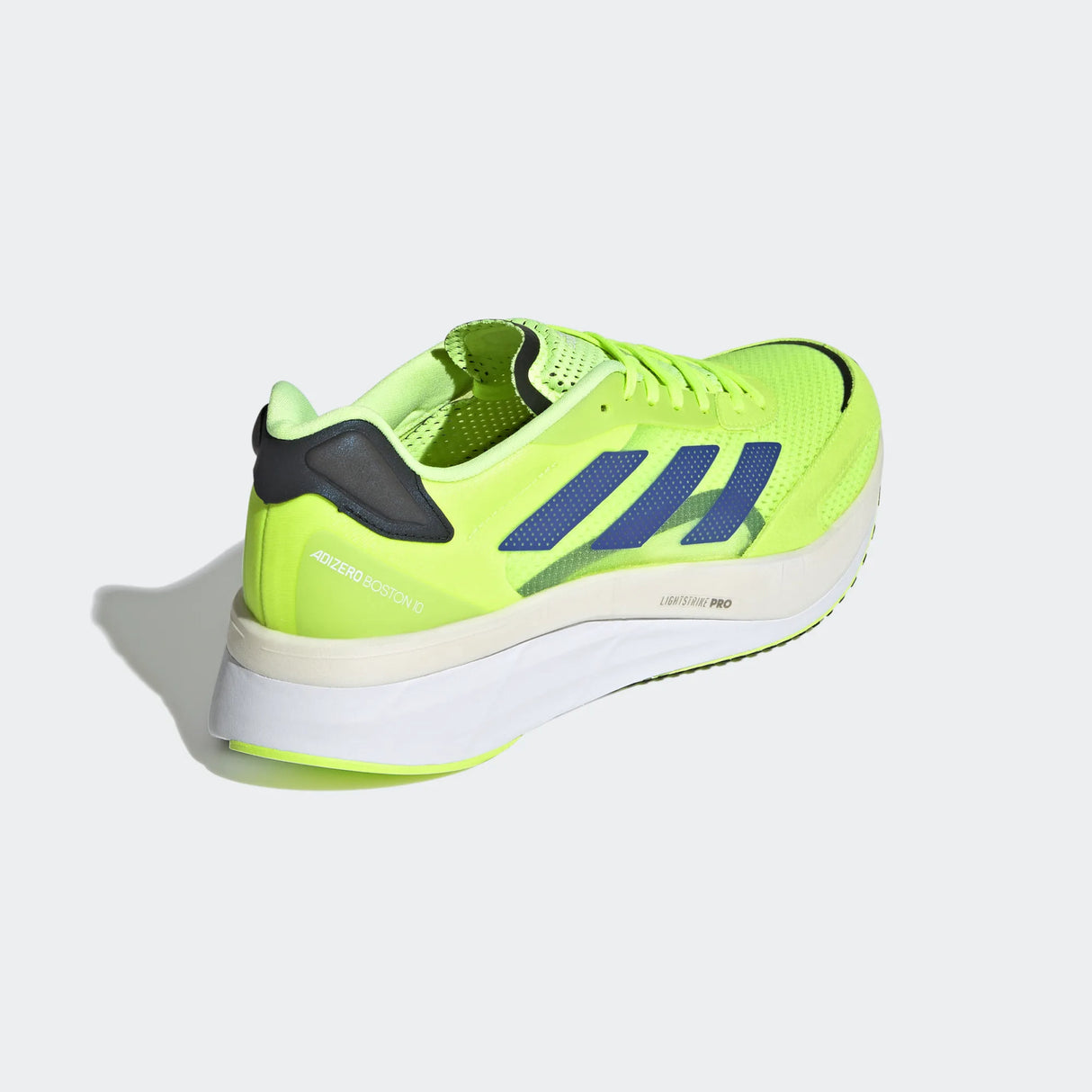 Adidas Mens Adizero Boston 10 Shoes Runners Sneakers Running - Signal Green