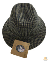 IRISH Hanna Country Bucket Hat Plain Tweed Warm Cap Mens MADE IN IRELAND