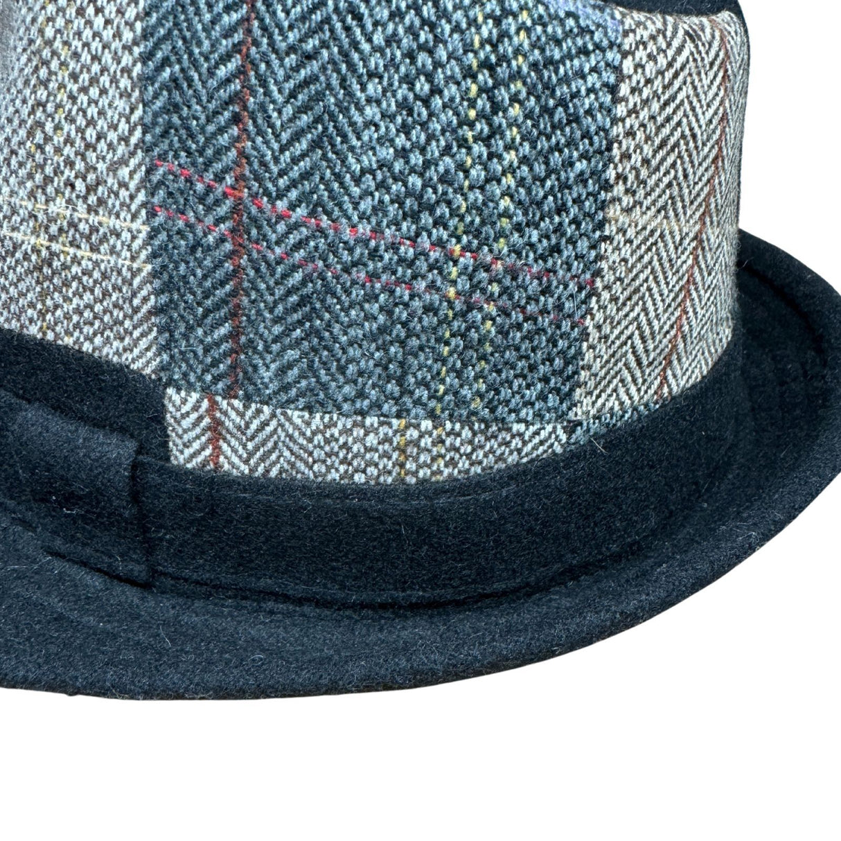 Avenel Felt Patterned Trilby Hat - Black