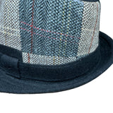 Avenel Felt Patterned Trilby Hat - Black