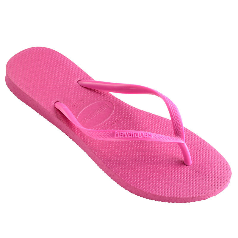 Havaianas Womens Slim Basic Thongs Flip Flops Marinho Brazil - Hollywood Rose