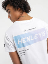 Henleys Mens Annihilation T-Shirt Top Tee - White