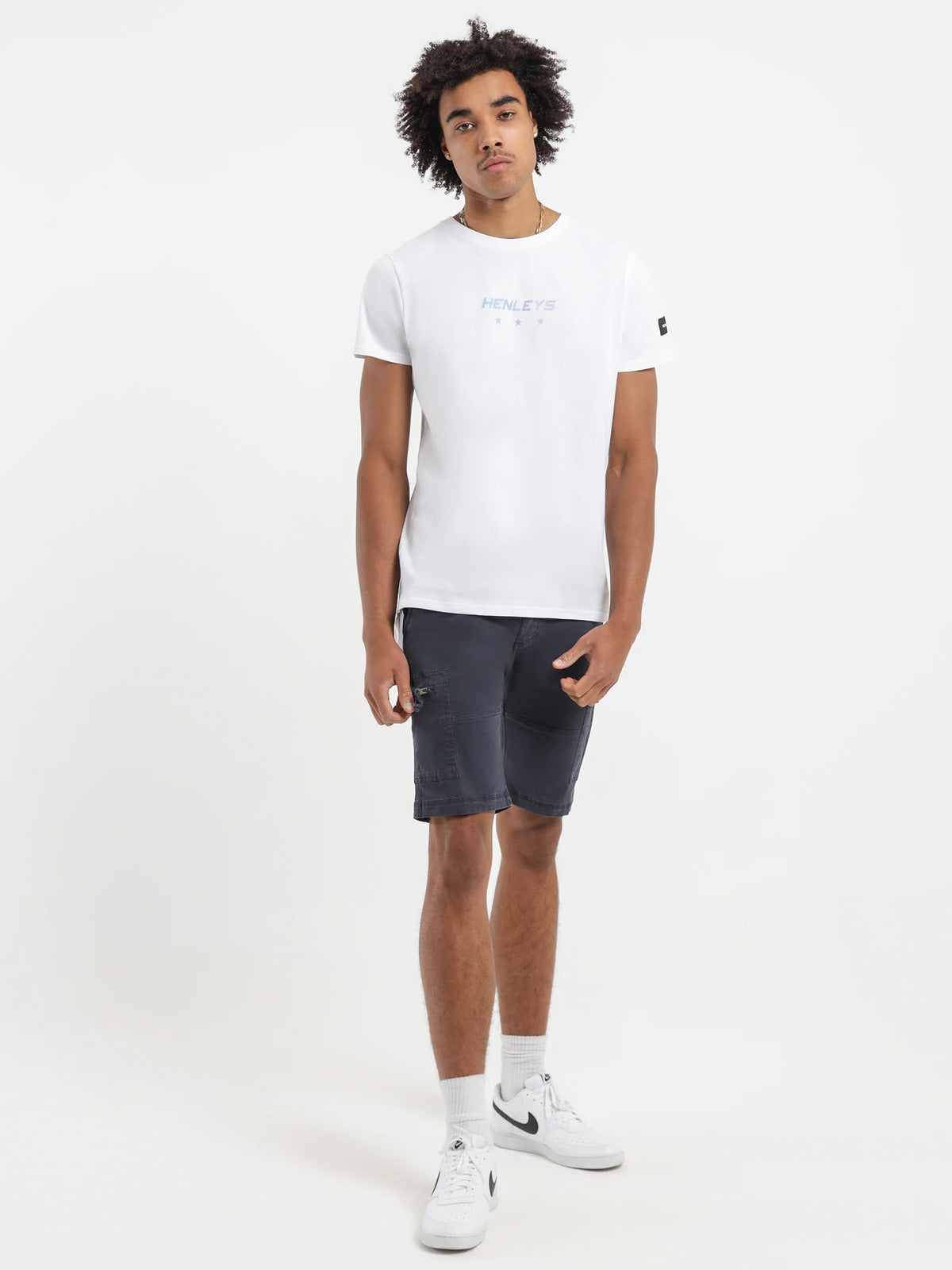 Henleys Mens Annihilation T-Shirt Top Tee - White