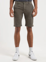 Henleys Mens Leon Cargo Shorts - Charcoal