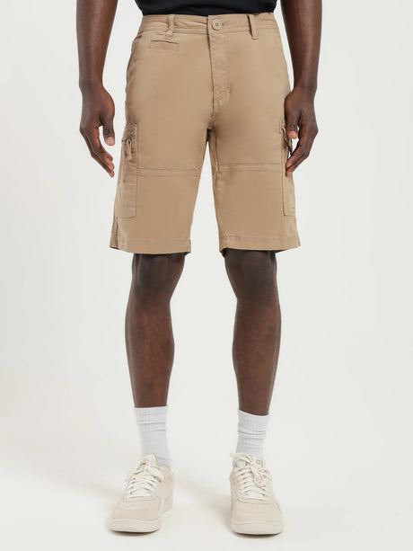 Henleys Mens Leon Cargo Shorts - Desert Sand