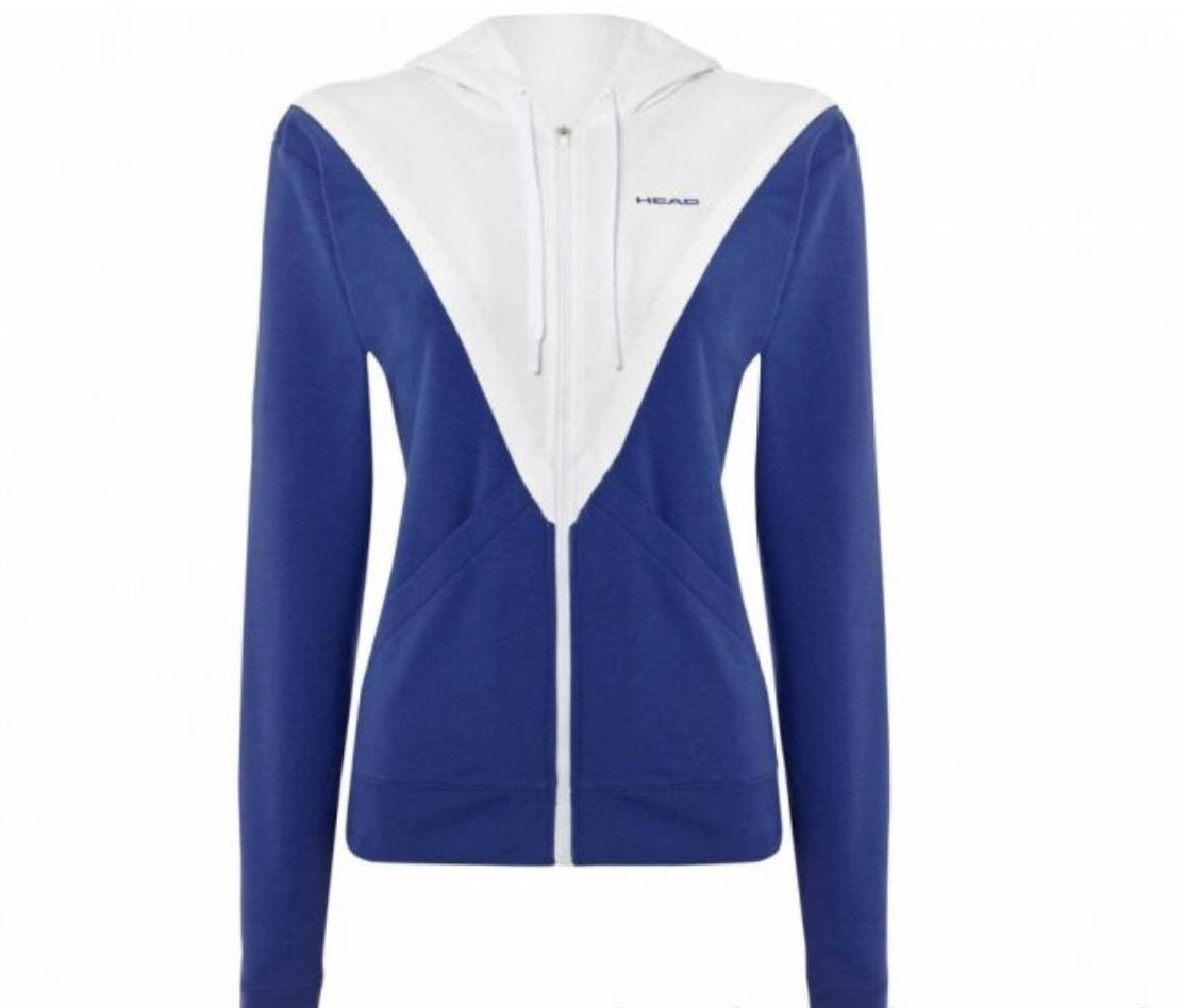 HEAD Ladies Flurry Knit Jacket Warm Up Training Gym Tennis Sports Zip Hoodie