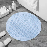 Round Non-Slip Showe Mat PVC Safety Quick Drain Massage Foot Bath Tub Mat