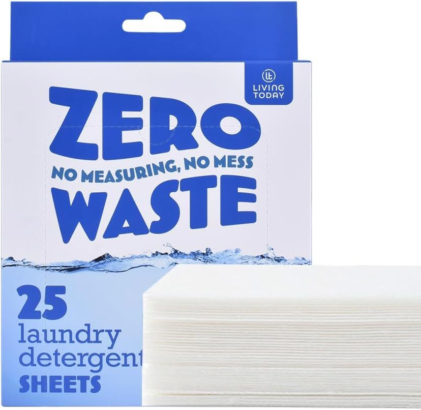 50x Laundry Wash Sheets Detergent Powder Eco Friendly Household Cleaning Tool