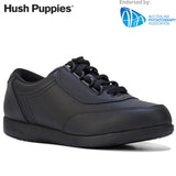 HUSH PUPPIES Classic Walker Womens Shoes Comfortable Leather - Black