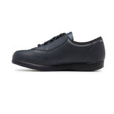 HUSH PUPPIES Classic Walker Womens Shoes Comfortable Leather - Navy