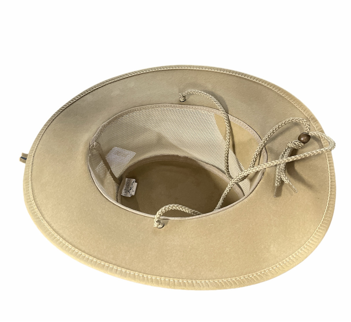 Dents Cooler Western Wide Brim Hat Sun Summer Outback Breathable - Stone