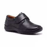 HUSH PUPPIES BLOKE Leather Shoes Slip On Extra Wide Work All Day Comfort