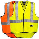 HUSKI Hi Vis Patrol Vest 3M Reflective Tape Safety Workwear High Visibility