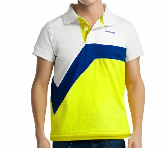 Head Boys Youth Snap Polo Tennis Top Childrens - White/Lime