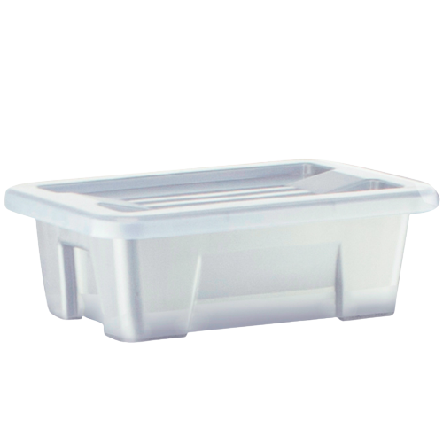 Italplast Storage box With Lid - 1 Liter Container W/ Carry Handles