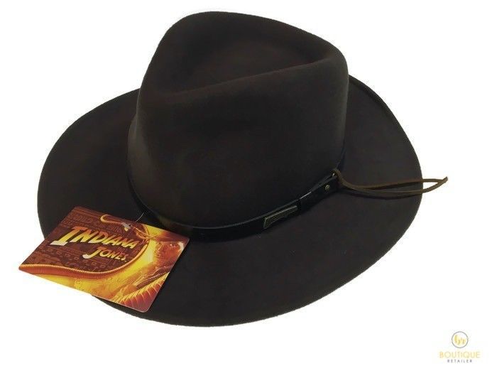 INDIANA JONES Cowboy Hat 100% Wool Felt Quality Felt IJ003 Authentic