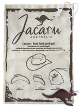 JACARU Roo Nomad Kangaroo Leather Hat Crushable Foldable Water Resistant Squashy