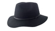 JACARU Australian Wool Poet Hat Trilby Fedora 100% WOOL Crushable Travel Genuine