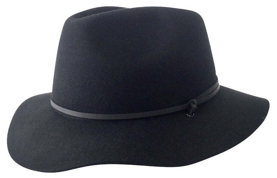 JACARU Australian Wool Poet Hat Trilby Fedora 100% WOOL Crushable Travel Genuine