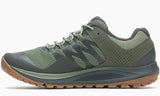 Merrell Mens Nova 2 Gore-Tex Trail Running Shoes Vibram Sole Waterproof - Lichen Green