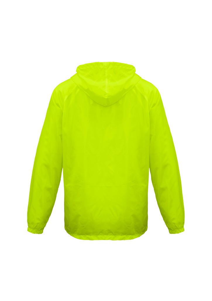 Adult Plus Size Spray Jacket Casual Hike Rain Hi Vis Poncho Waterproof - Fluoro Lime