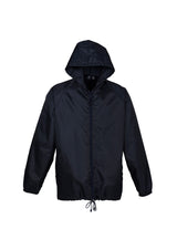 Adult Spray Jacket Outdoor Casual Hike Rain Hi Vis Poncho Waterproof - Navy Blue