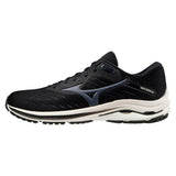 Mizuno Mens Wave Rider 24 Sports Gym Running Jogging Shoes Sneakers - Black/White