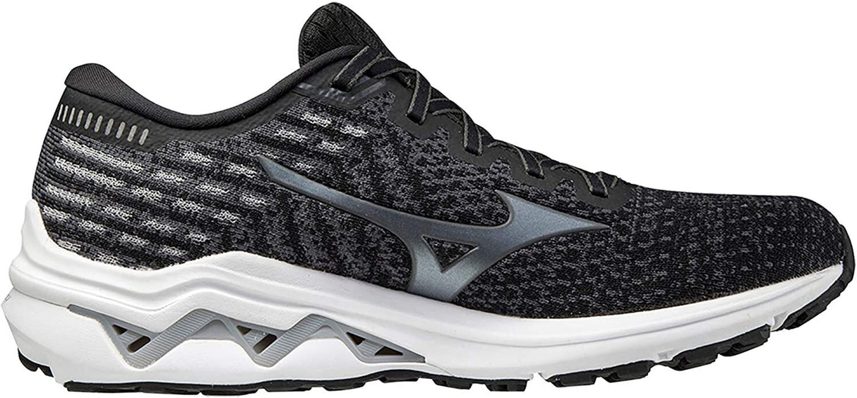 Mizuno Mens Wave Inspire 17 Waveknit Sneakers Running Shoes - Black Quiet Shade