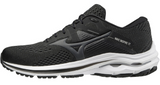 Mizuno Mens Wave Inspire 17 2E Running Athletic Shoes Sneakers - Black/White