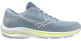 Mizuno Womens Wave Rider 25 Running Athletic Sneaker Shoes Sneaker - Grey/White