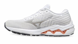 Mizuno Womens Wave Inspire 17 Waveknit Running Shoes - White Cloud Papaya