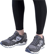 Mizuno Womens Wave Horizon 5 Sneakers Running Shoes - Blackened Pearl/Silver