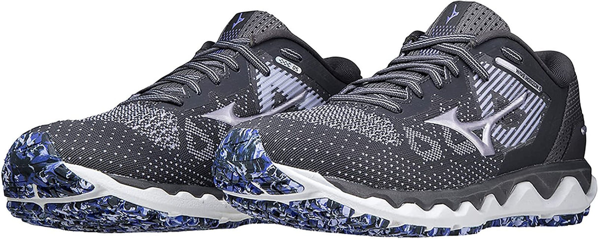 Mizuno Womens Wave Horizon 5 Sneakers Running Shoes - Blackened Pearl/Silver