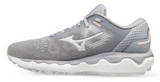 Mizuno Womens Wave Horizon 5 Running Athletic Runners Shoes Sneakers - Grey